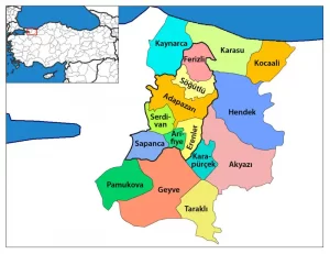 Sakarya'nın ilçeleri
