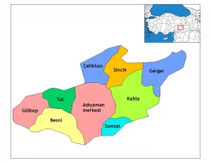 ADIYAMAN WEB TASARIM 43 Adıyaman'ın ilçeleri