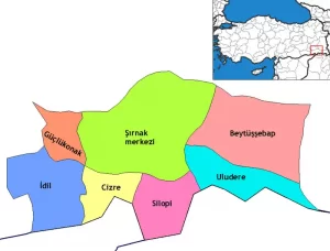 Şırnak'ın ilçeleri