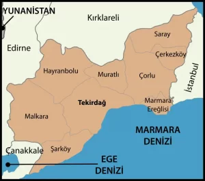 Tekirdağ'ın ilçeleri