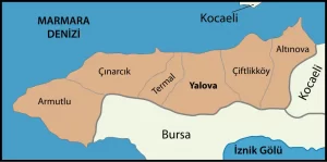 Yalova'nın ilçeleri